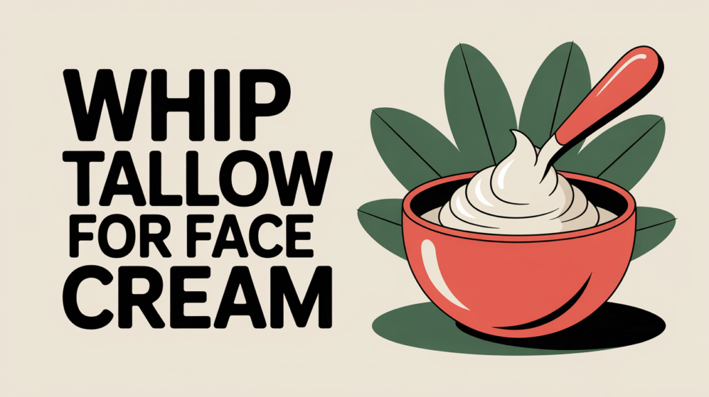 how to whip tallow for face cream