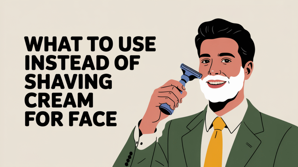 what to use instead of shaving cream for face