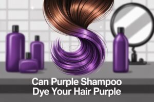 Can purple shampoo dye your hair purple