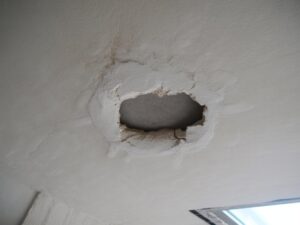 dark spot on ceiling