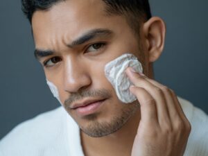 dark spots after shaving face