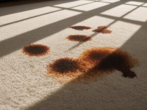 dark spots on carpet