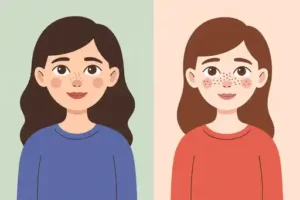 dark spots vs freckles