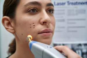 laser treatment to remove dark spots