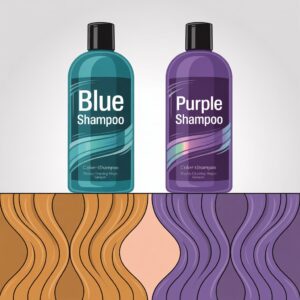 what is the difference between blue and purple shampoo