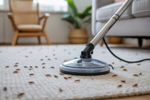will a carpet shampooer kill fleas