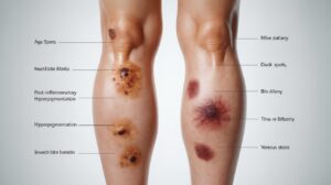 Why do I have dark spots on my legs