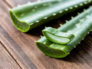 aloe vera gel on dark spots