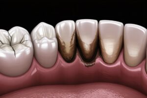 dark spot on tooth no pain