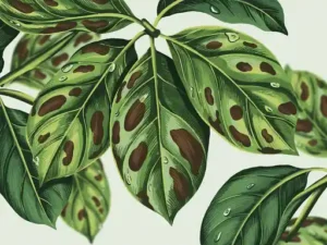 dark spots on avocado leaves