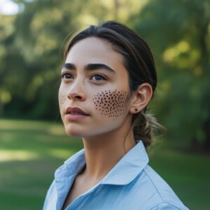 small dark spots on your dog's skin