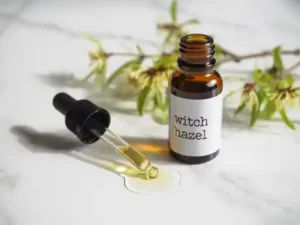 witch hazel on dark spots