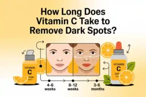 How long does Vitamin C take to remove dark spots